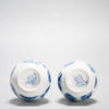Jarrones Kangxi Azul y Blanco | Damas y Flores | Siglo XVII