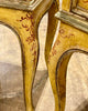 “Mesas Auxiliares Chinoiserie” Italia 1910 | Mueble Pintado con Pátina Original