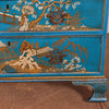 Cómoda Decorada en Chinoiserie Azul | Inglaterra, 1880