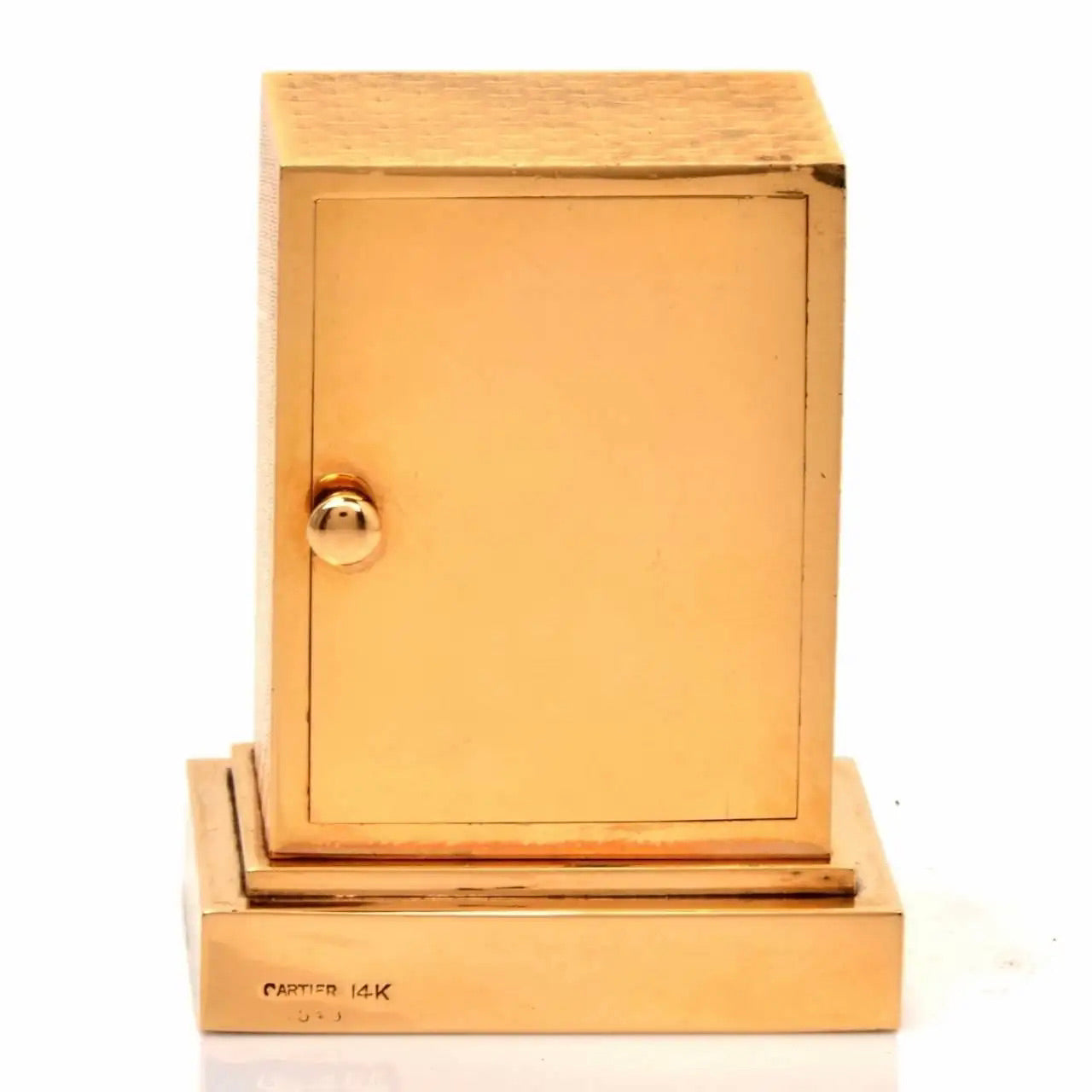 Reloj de Sobremesa de Oro | Cartier 1950