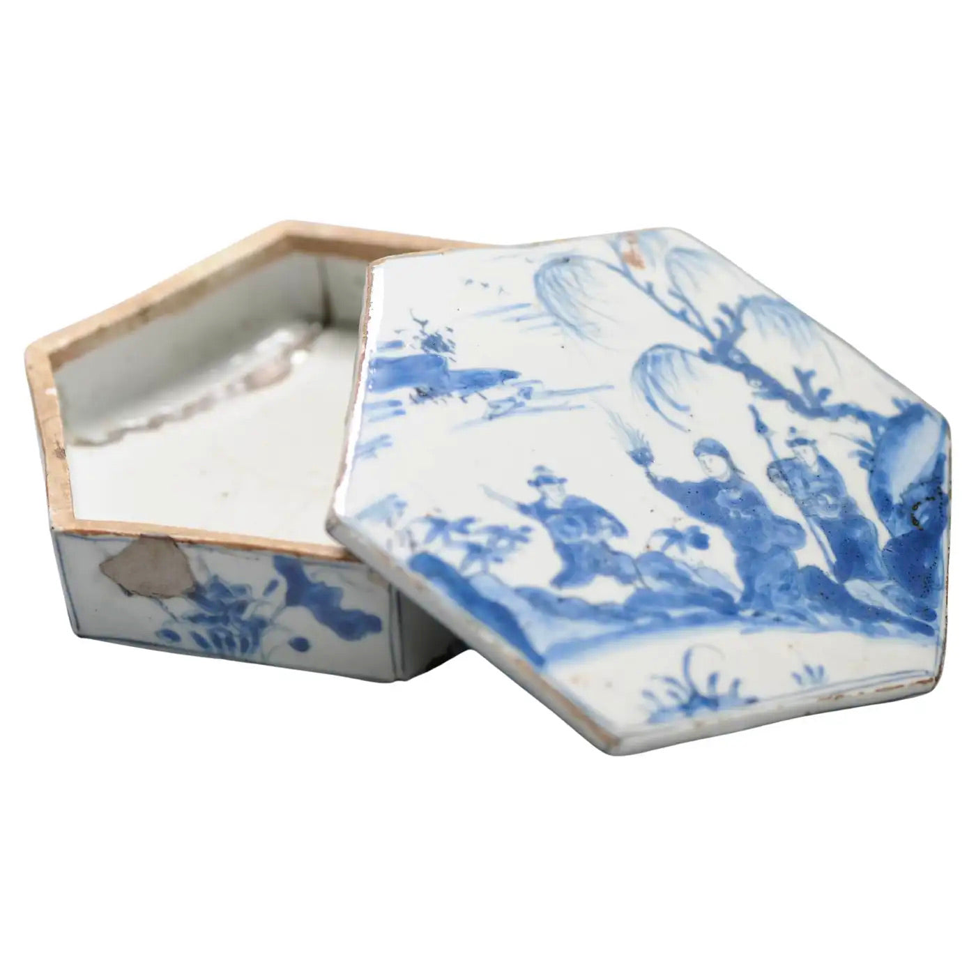 Caja de Porcelana Kosometsuke | Jingdezhen, Siglo XVII