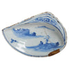 Plato Chino Kosometsuke de Porcelana Azul Bajo Vidriado | Literato en Paisaje | Periodo Ming, Siglo XVII