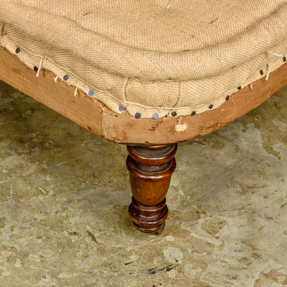 Chaise Longue Victoriana del Siglo XIX