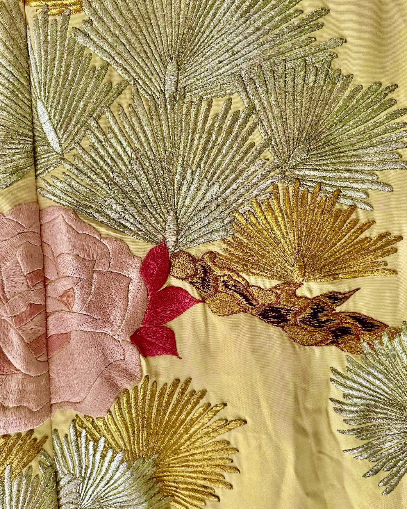 Kimono de Boda | Bordado sobre Seda | Japón | 1930