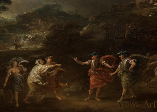 Francesco Zuccarelli | Macbeth y las Tres Brujas | Pintura sobre Tabla | 1760