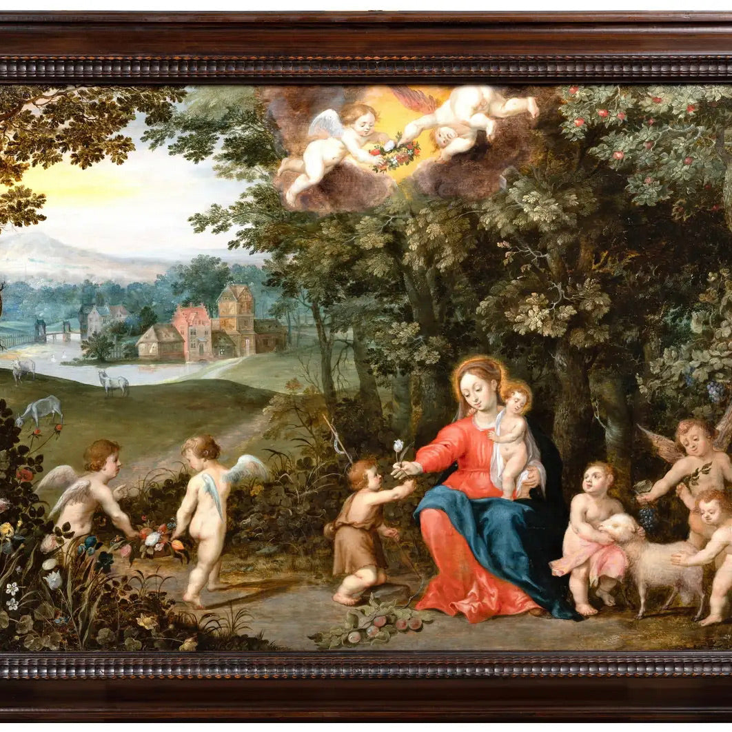 Taller Brueghel y Van Balen | “Descanso en la Huida a Egipto"
