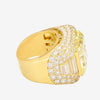 Anillo Bvlgari Trombino de Diamante Amarillo
