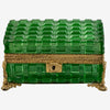 Caja Rusa Verde de Vidrio y Bronce, 1825