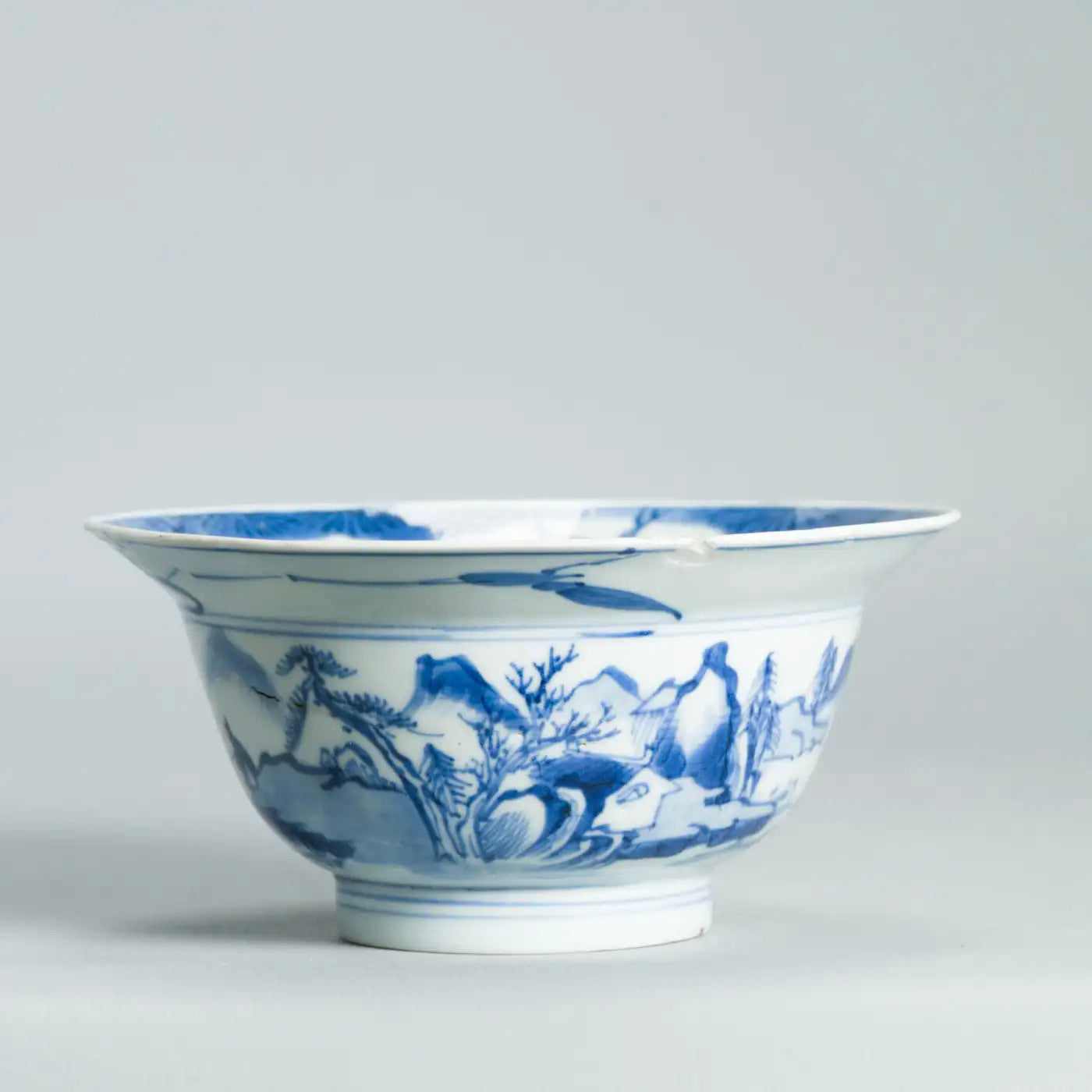 Tazón de Porcelana Azul y Blanca | Dinastía Qing, Siglo XVIII