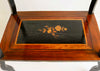 Mesa Auxiliar Napoleón III con Marquetería Floral e Instrumental, Francia 1860