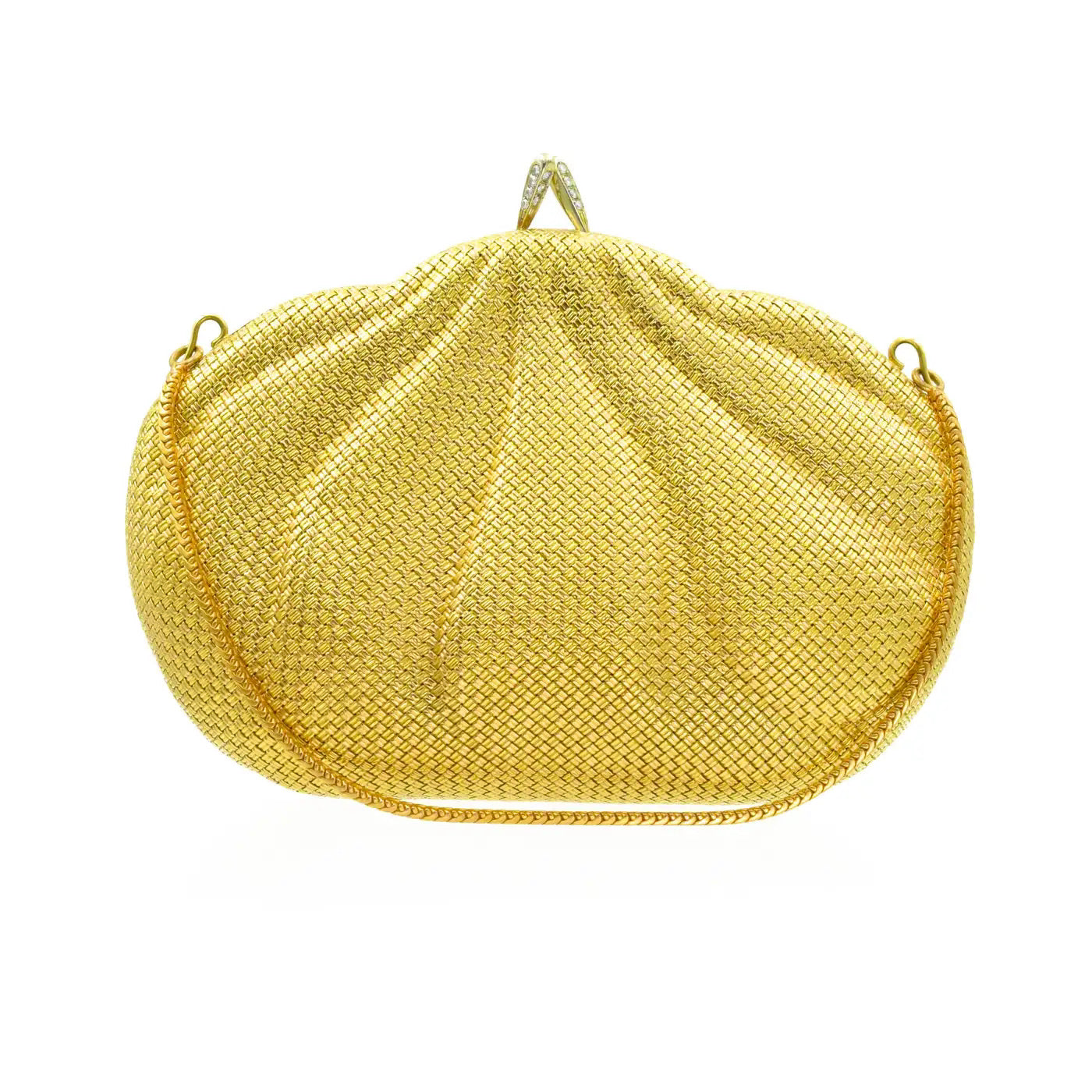 Bolso de Oro y Diamantes con Peine y Polvera | Piaget 1950