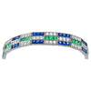 Pulsera de Esmeralda, Zafiro y Diamantes | Estilo Art Deco | 2015