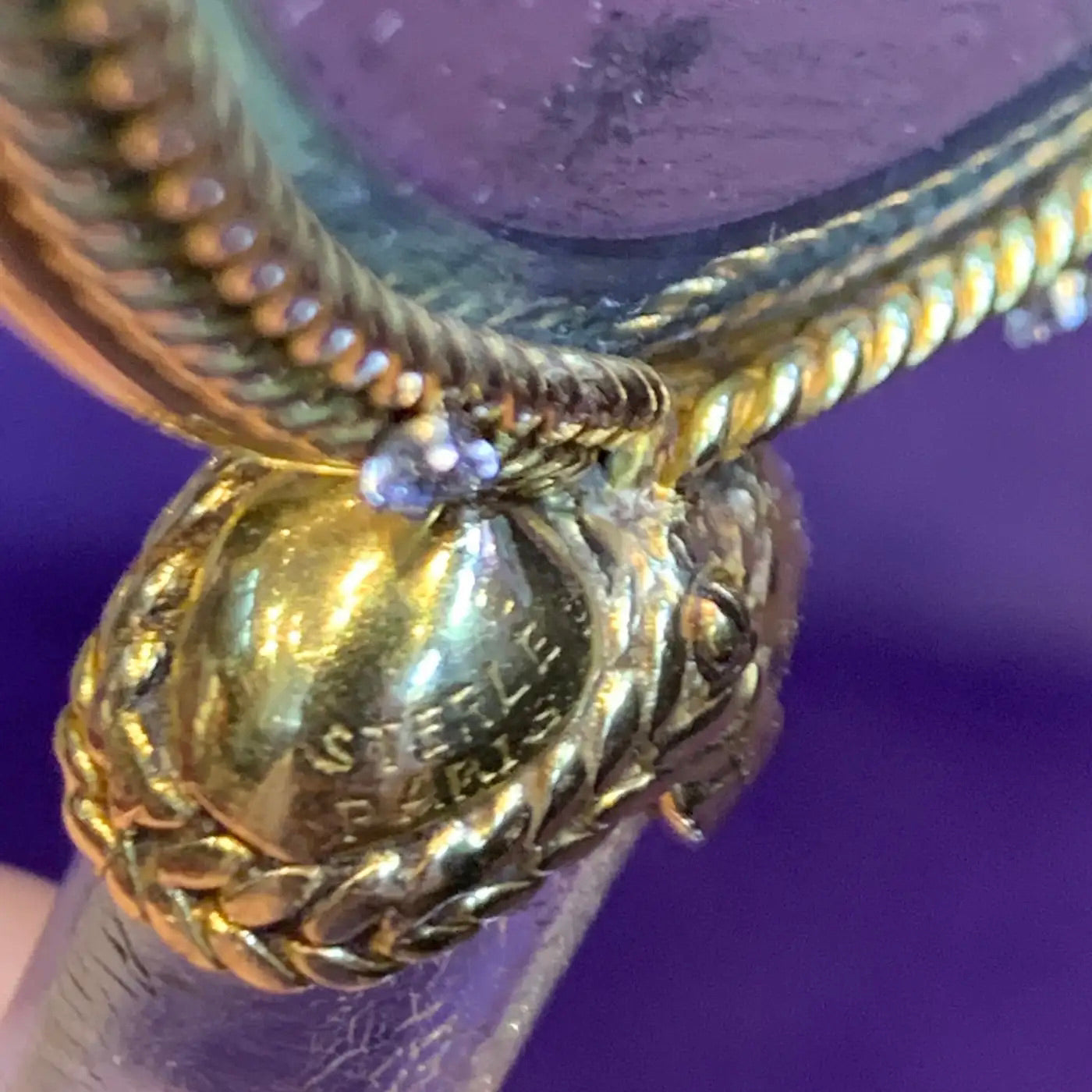 Espejo de Mano | Oro y Diamantes | Sterle París, 1960
