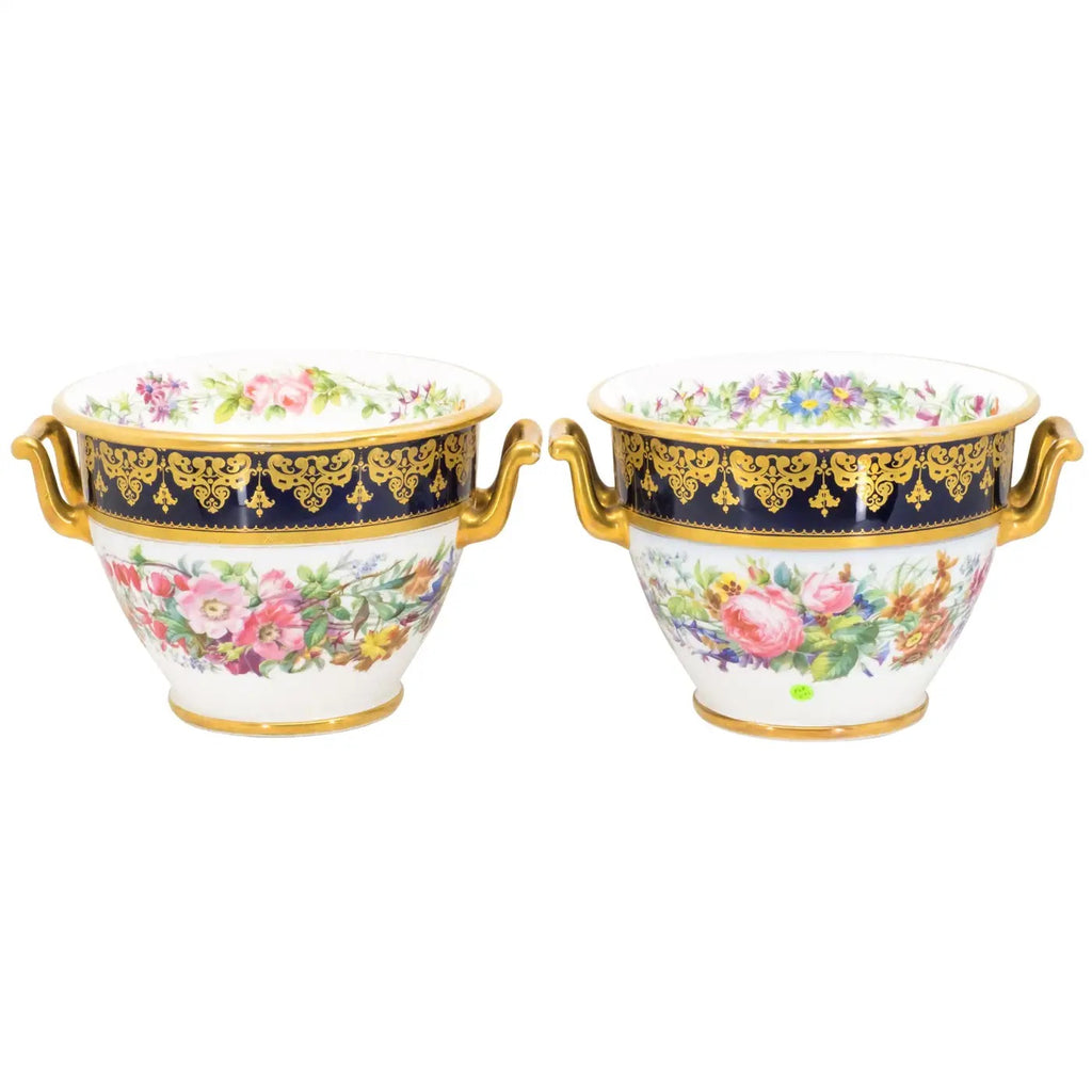 Par de Jarrones de Sevres, Siglo XIX