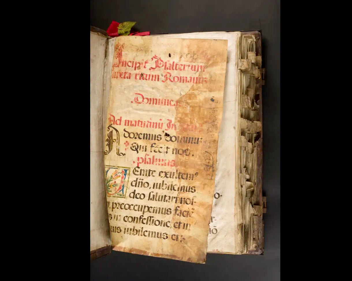 Manuscrito Iluminado | Salterio Litúrgico en Latín | España, Siglo XVI (1550–1575)