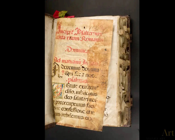 Manuscrito Iluminado | Salterio Litúrgico en Latín | España, Siglo XVI (1550–1575)