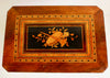 Mesa Auxiliar Napoleón III con Marquetería Floral e Instrumental, Francia 1860
