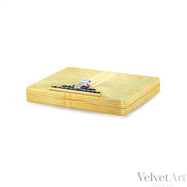 Tiffany & Co Caja de Maquillaje de Oro Años 20