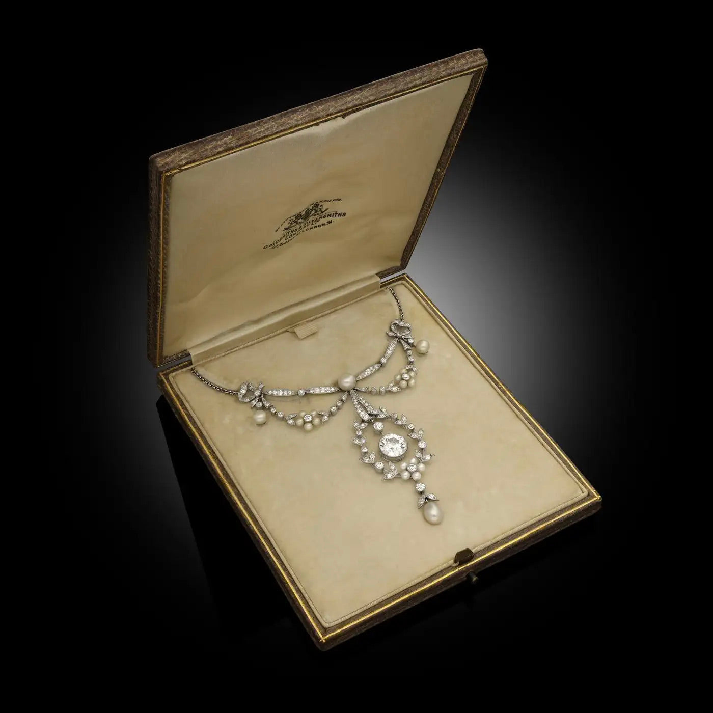 Collar Eduardiano de Diamantes y Perlas | Inglaterra, 1900