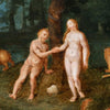 Estudio de Jan Brueghel el Joven (1615-1635) Adan y Eva en el Paraiso