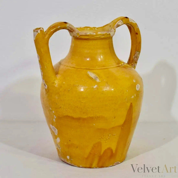 Jarra Provenzal de Cerámica Francesa, 1850 | Orjol du Lauragais