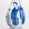 Jarrones Kangxi Azul y Blanco | Damas y Flores | Siglo XVII