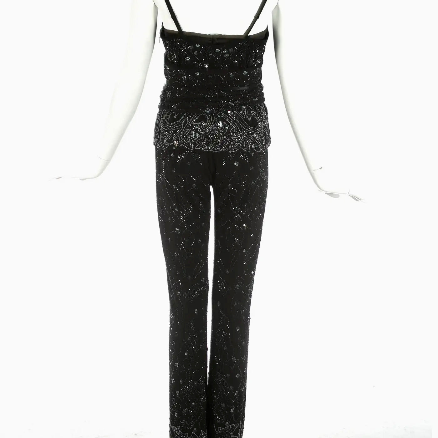 Dolce & Gabbana | Conjunto Negro Bordado | Año 1999