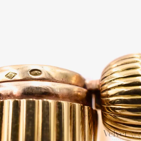 Cartier | Porta-Barra de Labios de Oro, Rubí y Zafiro de 1950