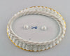 Cesta de Porcelana Trenzada | Meissen | Finales Siglo XIX