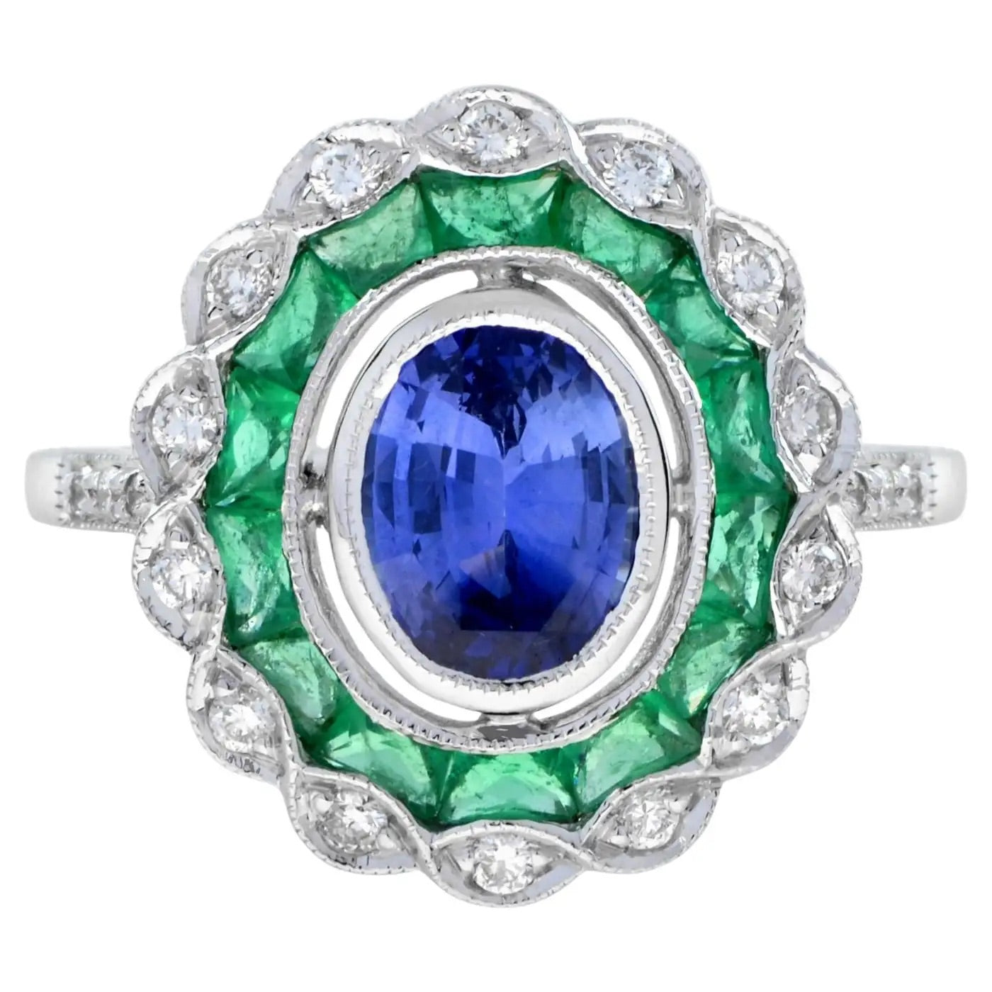 Anillo con Zafiro de  Ceilán