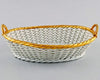 Cesta de Porcelana Trenzada | Meissen | Finales Siglo XIX