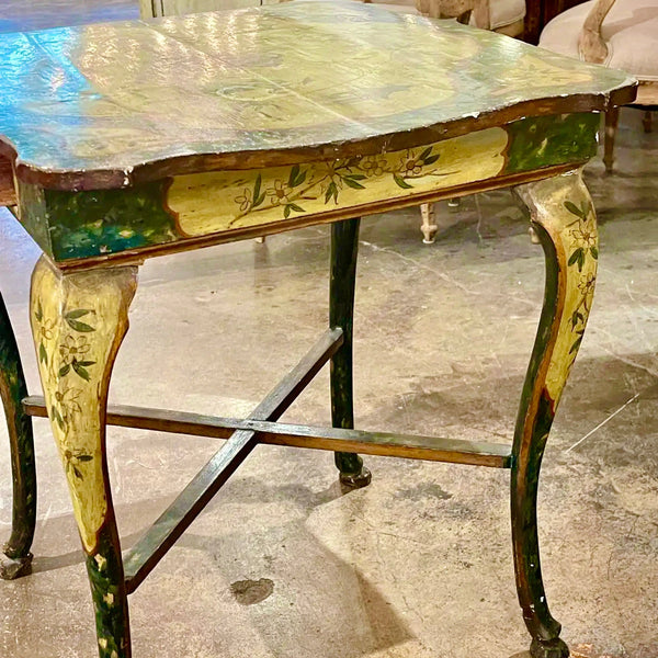 Mesa Pintada al Estilo Chinoiserie | Italia, 1880