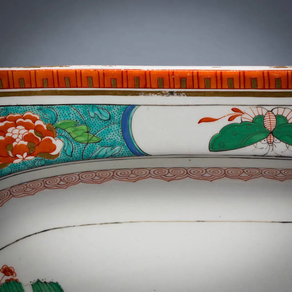 Bandeja de Porcelana Inglesa Worcester, 1815
