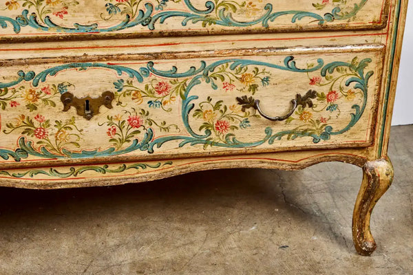 Cómoda Veneciana Pintada a Mano 1800