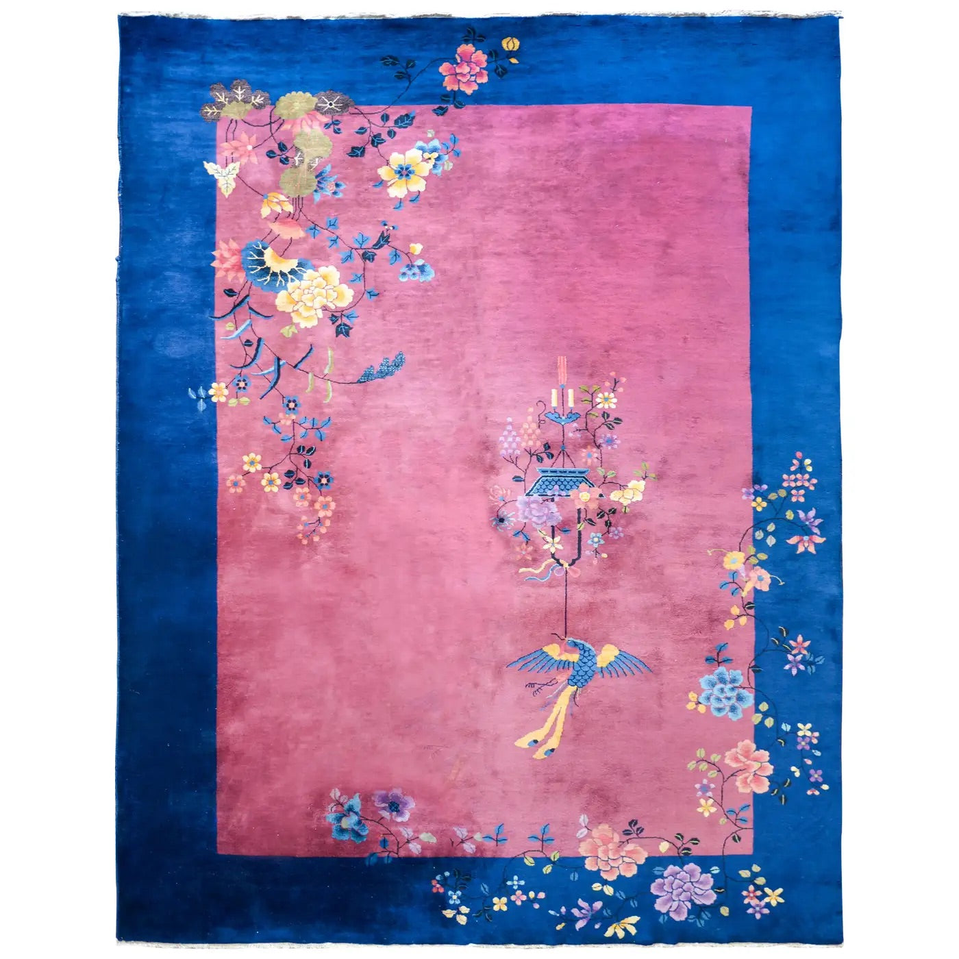 Alfombra "Flores de Realeza" | Estilo Art Deco | China 1920