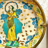 Plato Italiano de Mayólica Esmaltada con Representación de la Virgen – Siglo XVIII