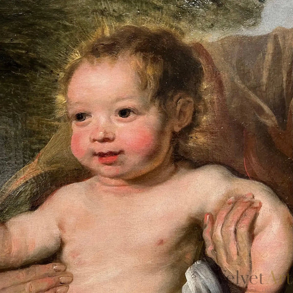 Nicolaas de Liemaecker: Santa Ana, la Virgen María y el Niño Jesús | Siglo XVII