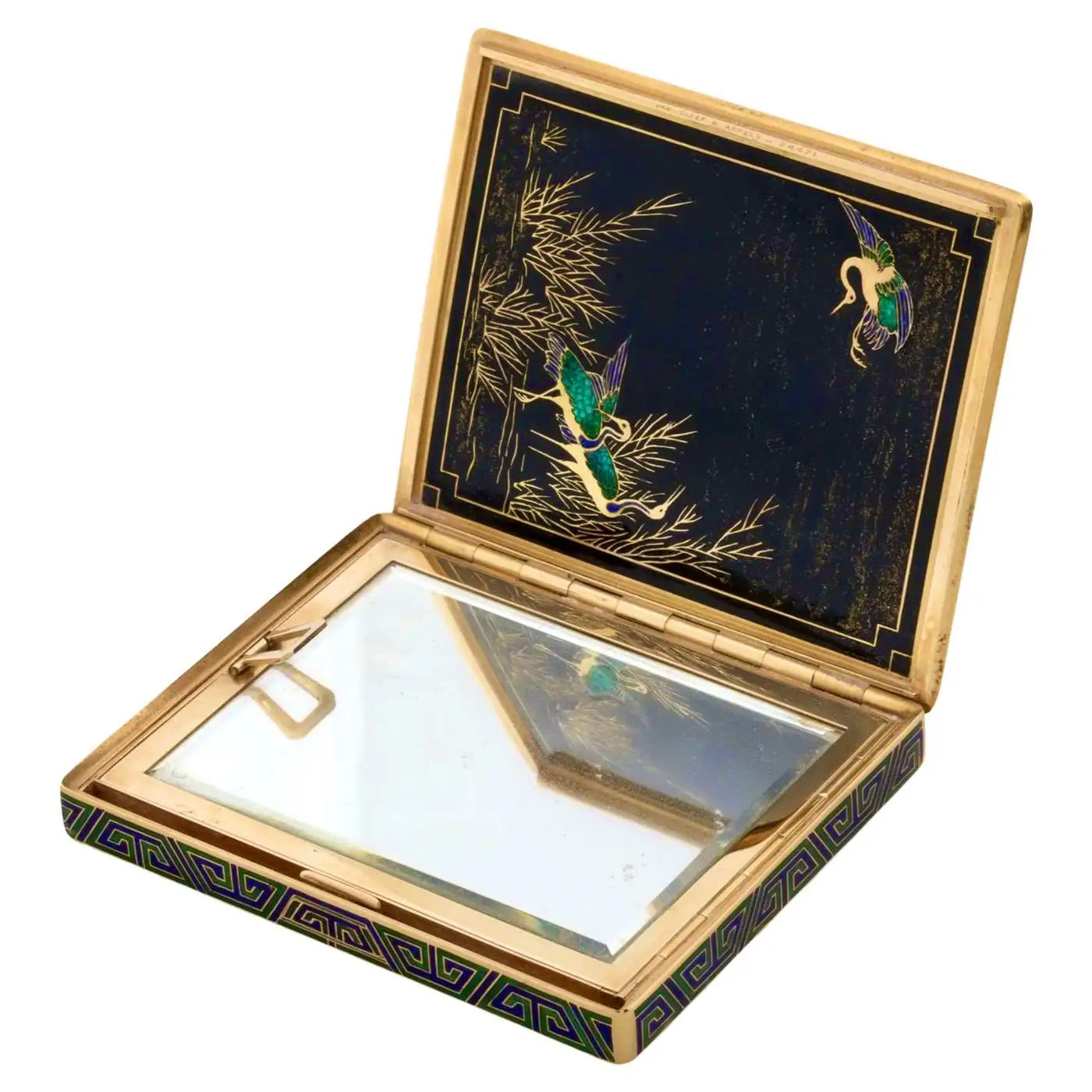 Estuche Van Cleef & Arpels | Oro y Esmalte del Siglo XX