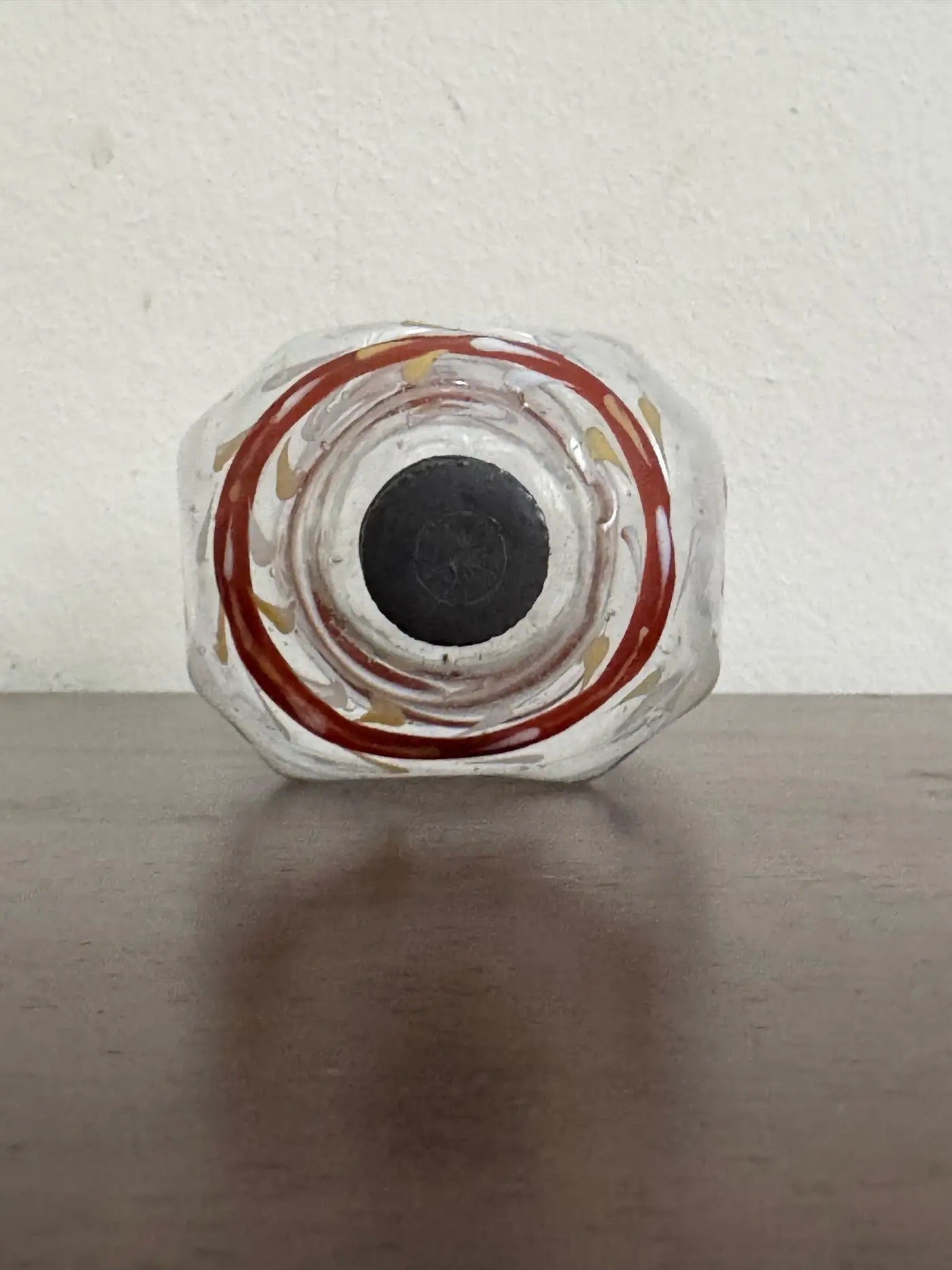 Botella Alemana de Vidrio Decorado | Siglo XVIII