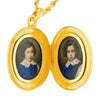 Relicario Victoriano con Esmalte y Diamantes 1870