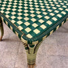 Mesa de Ratán Verde Art Deco | Francia, 1930