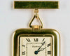 Reloj Cuadrado de Bolsillo y Repetición | Oro Amarillo | Cartier | Siglo XX