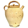 Cruche Provenzal de Loza Esmaltada en Ocre del Siglo XIX