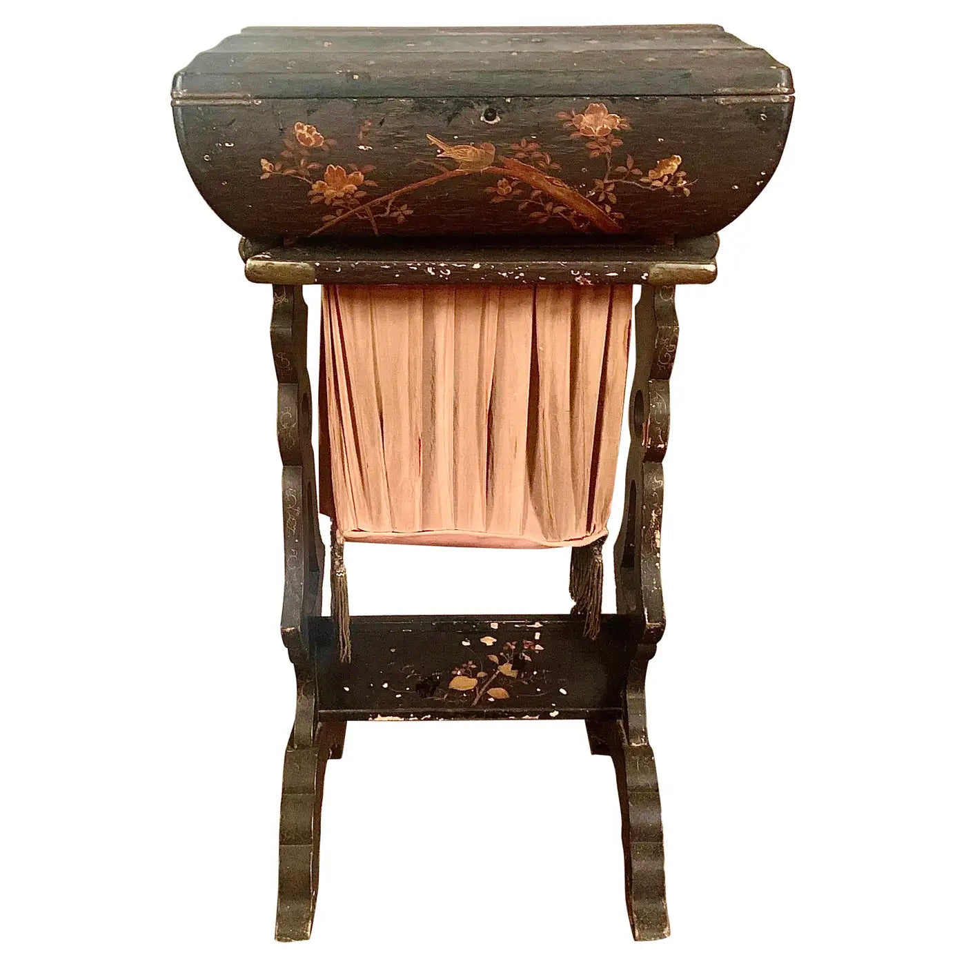Mesa de Costura Acordeón Chinoiserie | Francia, 1850