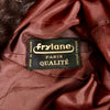 Abrigo de Piel Marrón Textura Mixta FRYLANE PARÍS Colección 2010