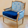 Silla Bergère Marquesa Estilo Luis XVI | Francia | Siglo XIX