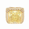 Anillo Bvlgari Trombino de Diamante Amarillo
