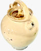 Cruche Provenzal de Loza Esmaltada en Ocre del Siglo XIX