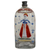 Botella Alemana de Vidrio Decorado | Siglo XVIII