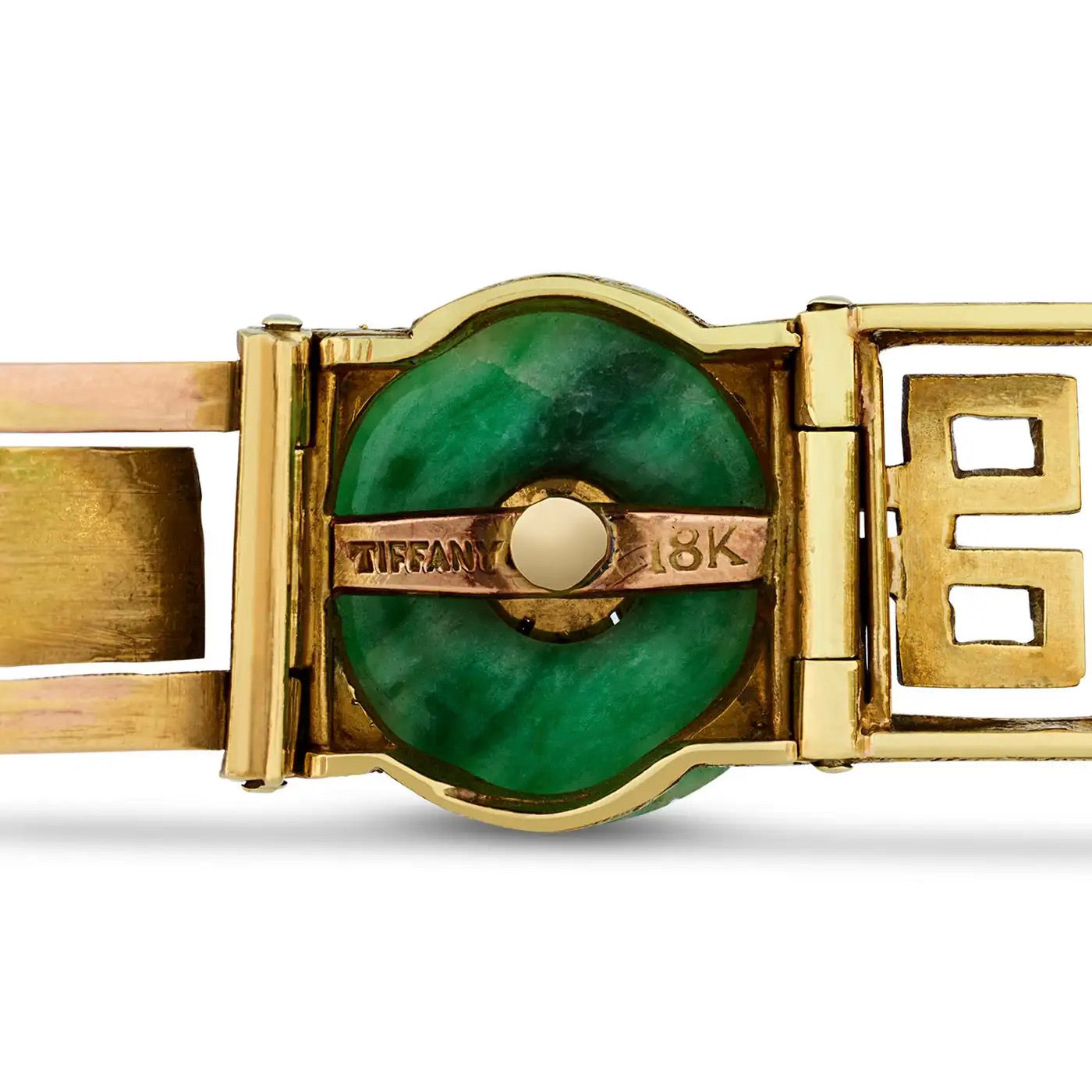 Tiffany & Co. Pulsera de Jade y Diamantes, 18 Kt